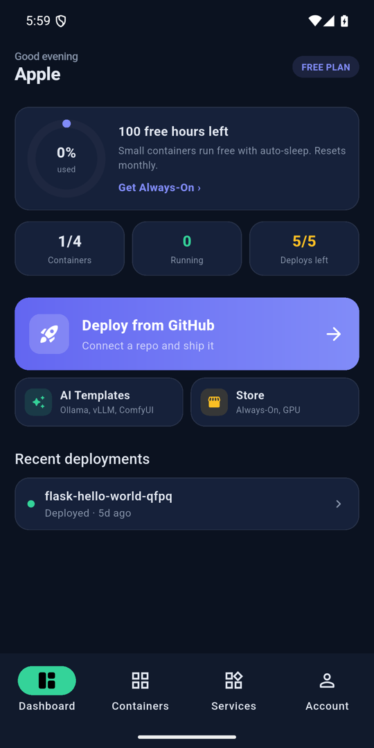 SnapDeploy for Android — dashboard